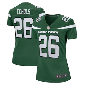 womens nike brandin echols gotham green new york jets game 